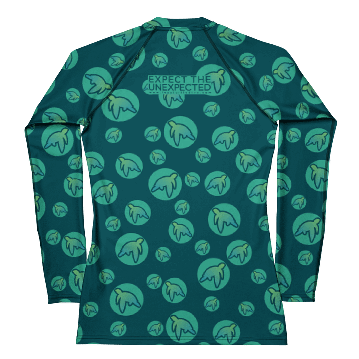 Lazy Turtle Dive - Turtle Bubbles - Women's Rashguard product image (2)