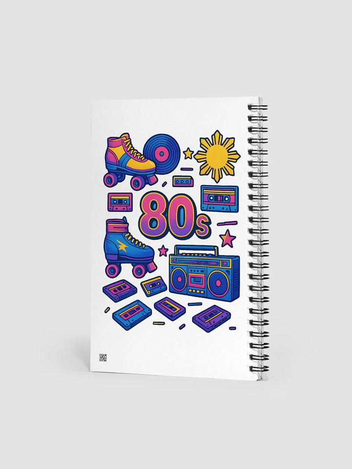 Retro 80s Vibes Spiral Notebook product image (2)