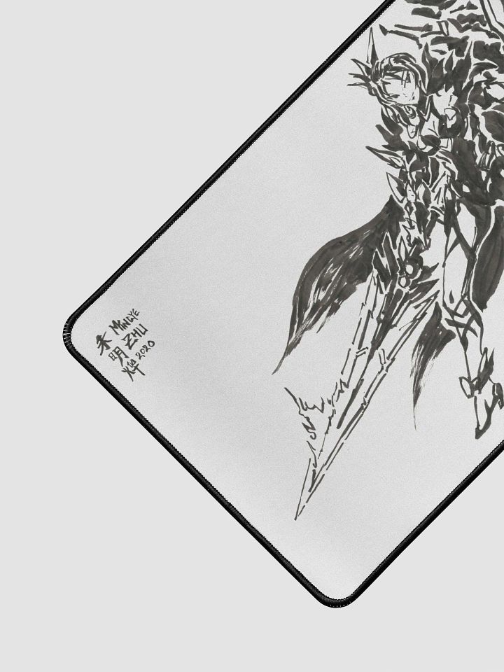 Vermillion Knight Himeko Ink Deskmat 12x18 product image (2)