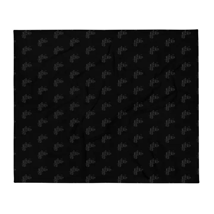 Black Africa Pattern Fuzzy Blanket product image (1)
