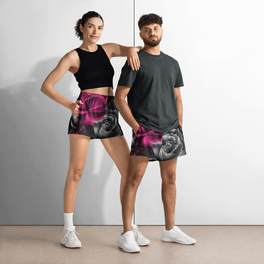 Contrast Rose Athletic Shorts product image (11)
