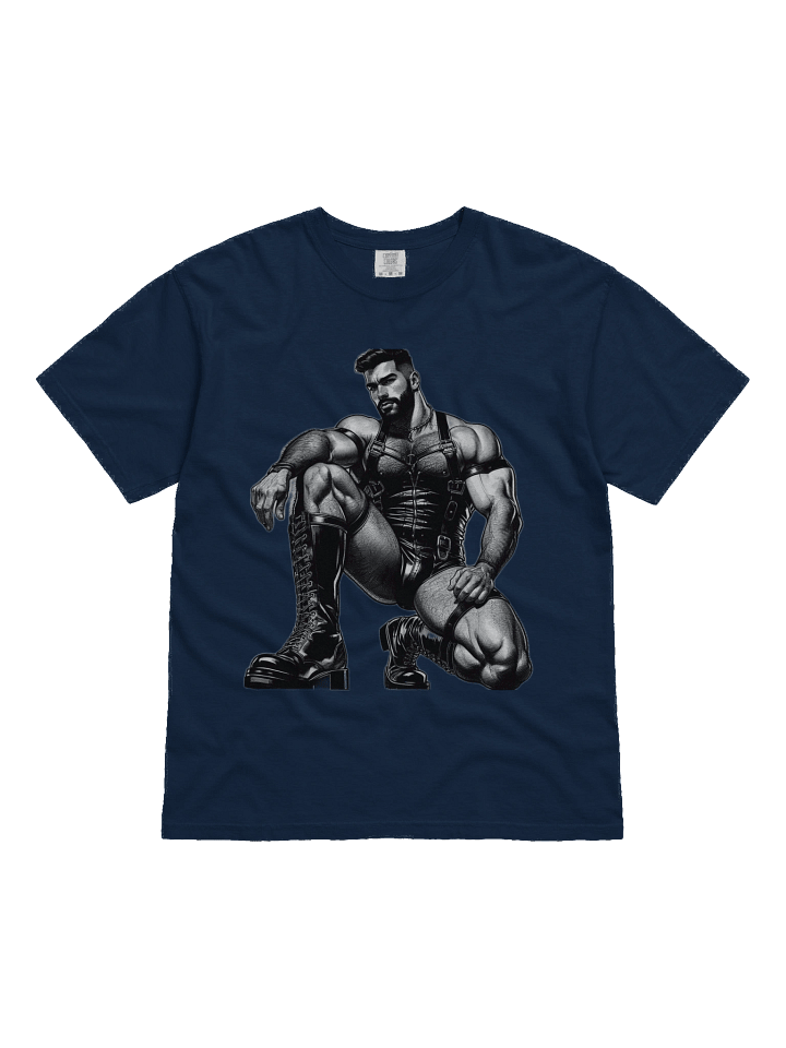 Gay Leather Top Man Leder Pride Daddy Tom of Finland Tribute Graphic DesignT-Shirt product image (6)