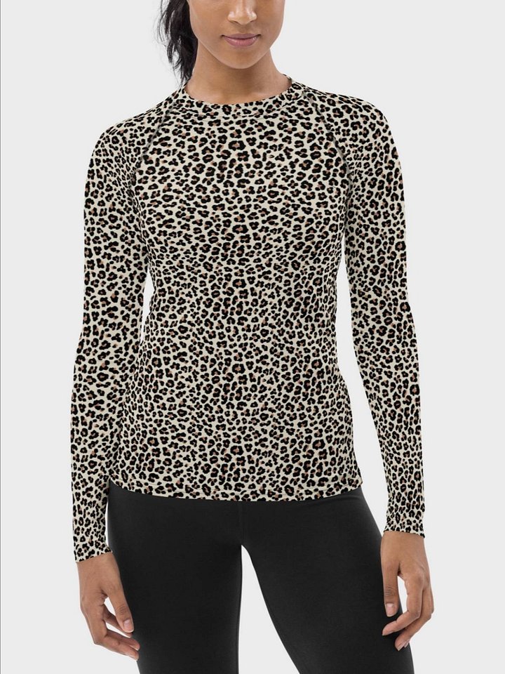 Rash Guard "Abstract Animal Leopard Skin Fur Pattern" product image (1)