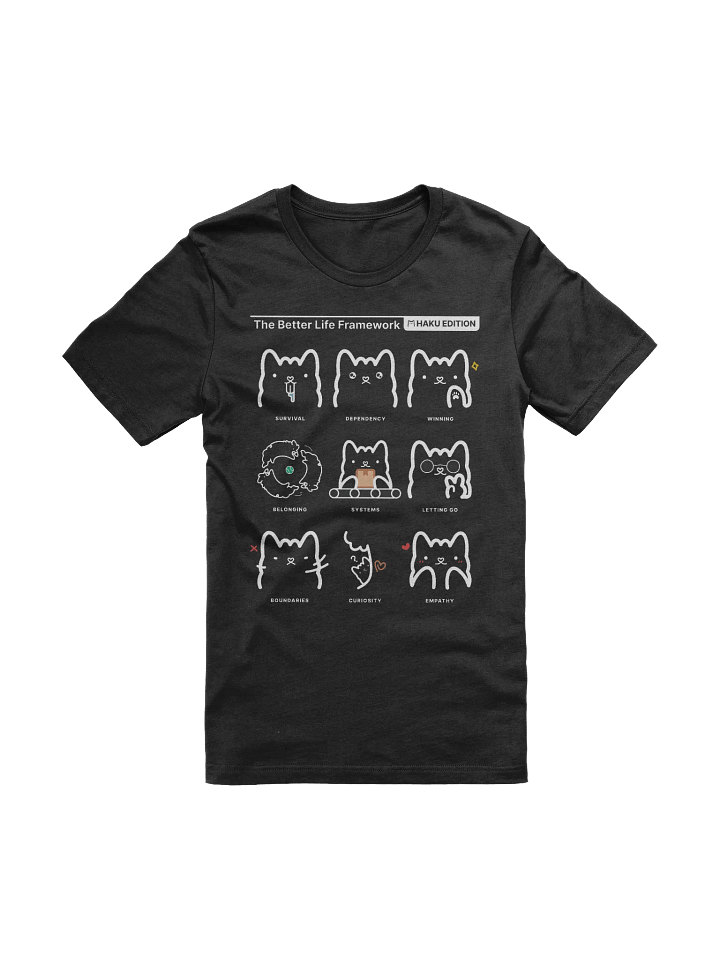 Better Life Framework Tee (HAKU) [BLACK] product image (1)