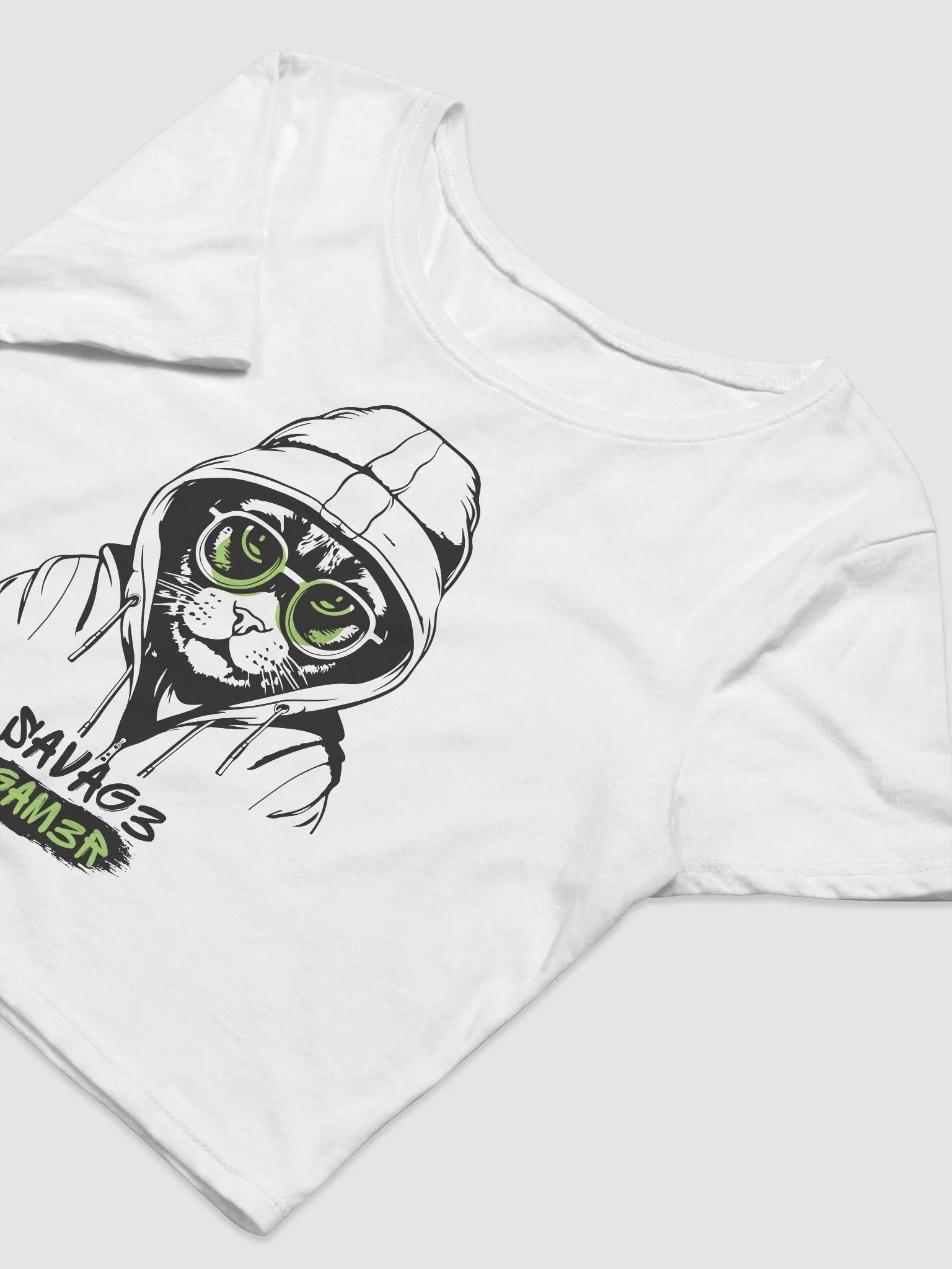 Neon Cyber Savag3 Crop Tee product image (5)