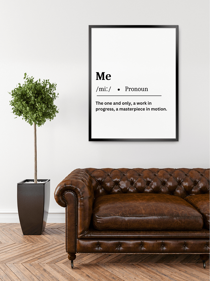 Me Definition Printable Wall Art product image (2)