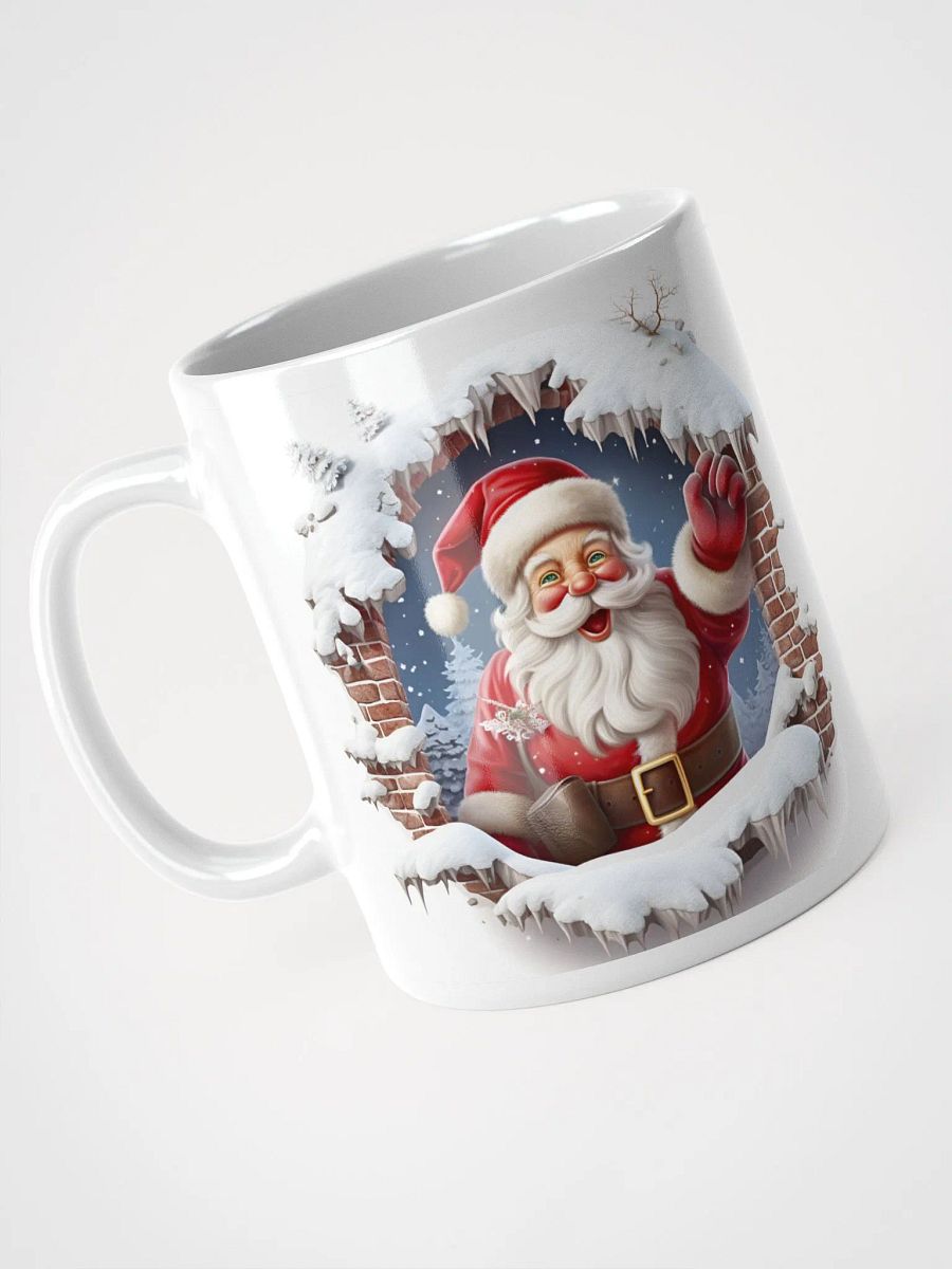 Chimney Surprise Santa 3D Christmas Mug - Magical Double-Sided Design product image (7)