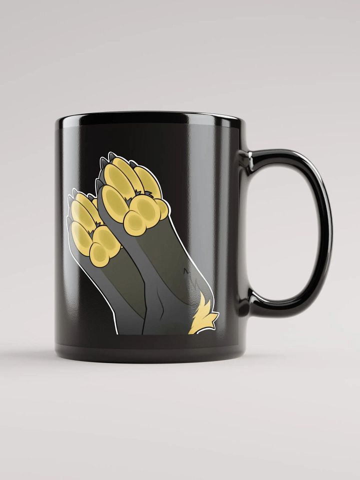 skythe_foxragon Black Glossed Paw-some Mug product image (2)