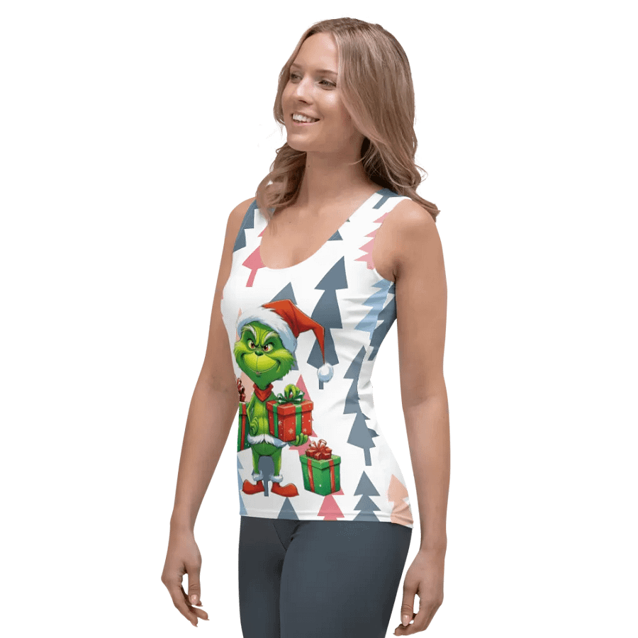 Santa's Gift All-Over Print Tank Top product image (3)