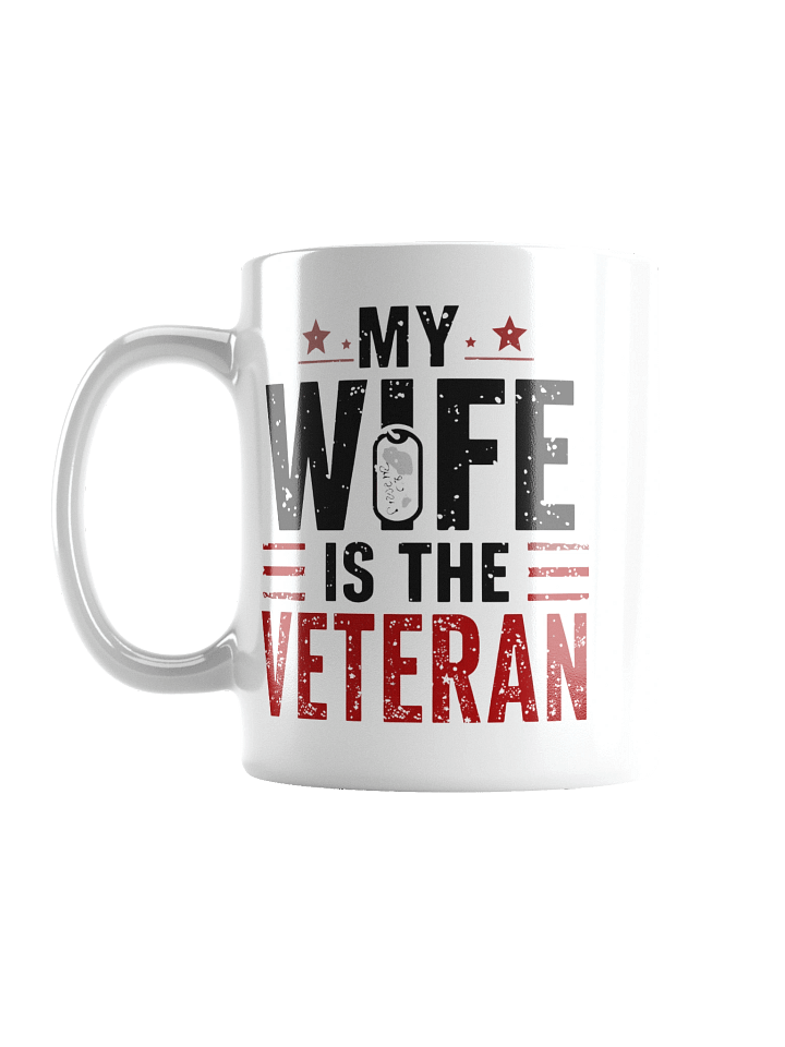 My Wife Is The Veteran Glossy Coffee Mug product image (1)