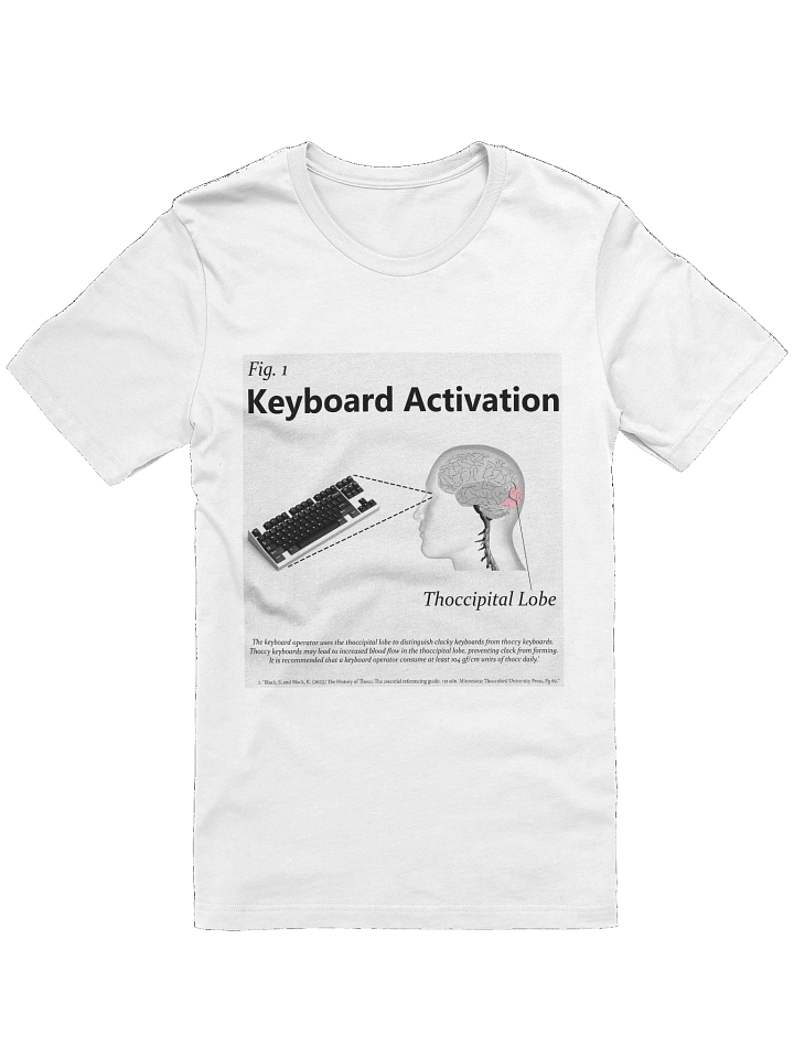 Keyboard Activation Diagram T shirt product image (1)