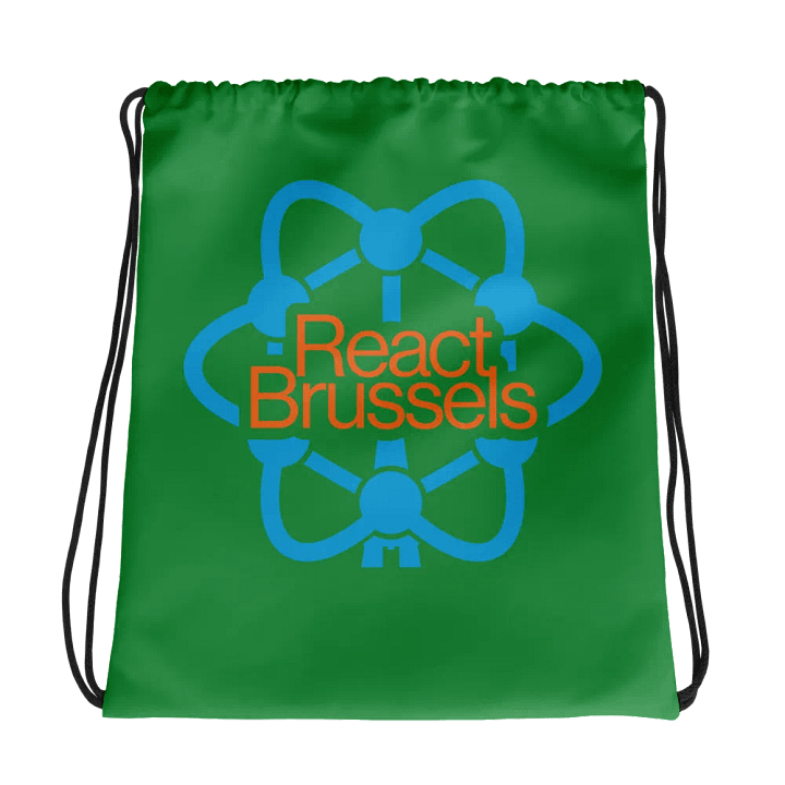 BR All-Over Print Drawstring Bag Green product image (1)