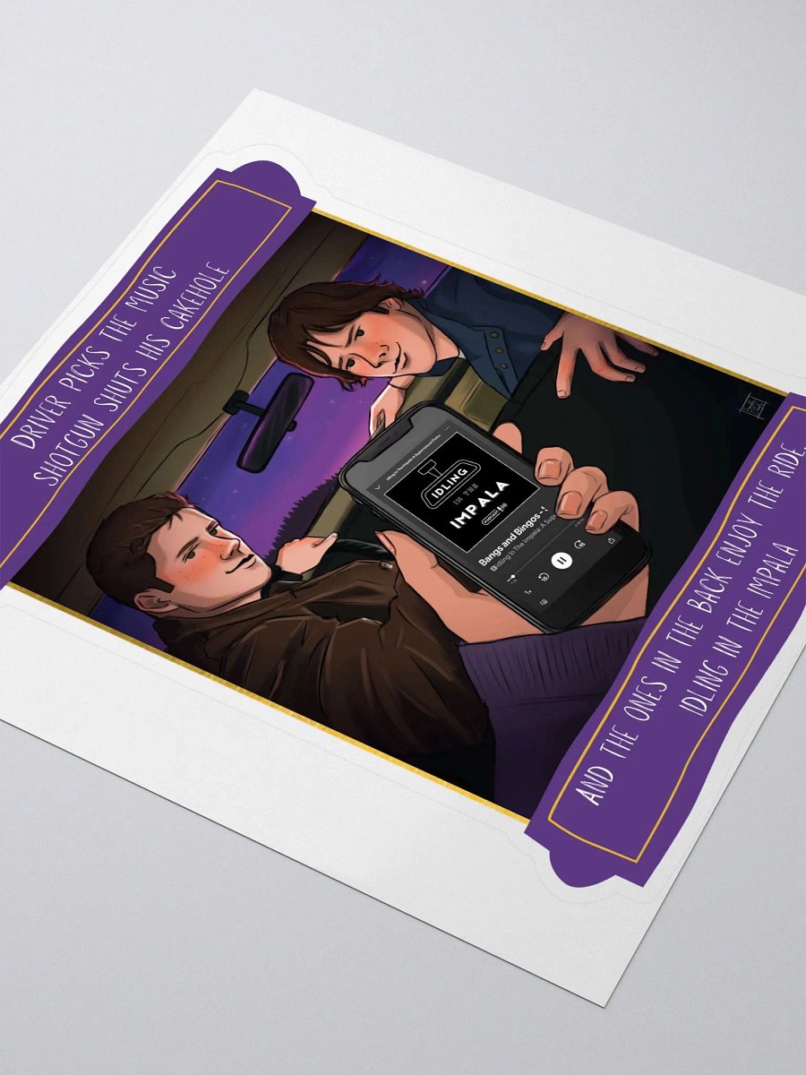 Backseat Sticker - Bangs and Bingos product image (3)