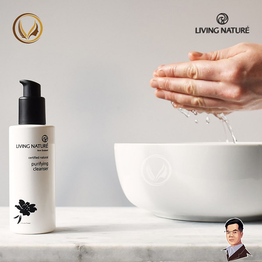 Sữa rửa mặt cho da dầu, mụn Living Nature Purifying Cleanser 120ml product image (5)