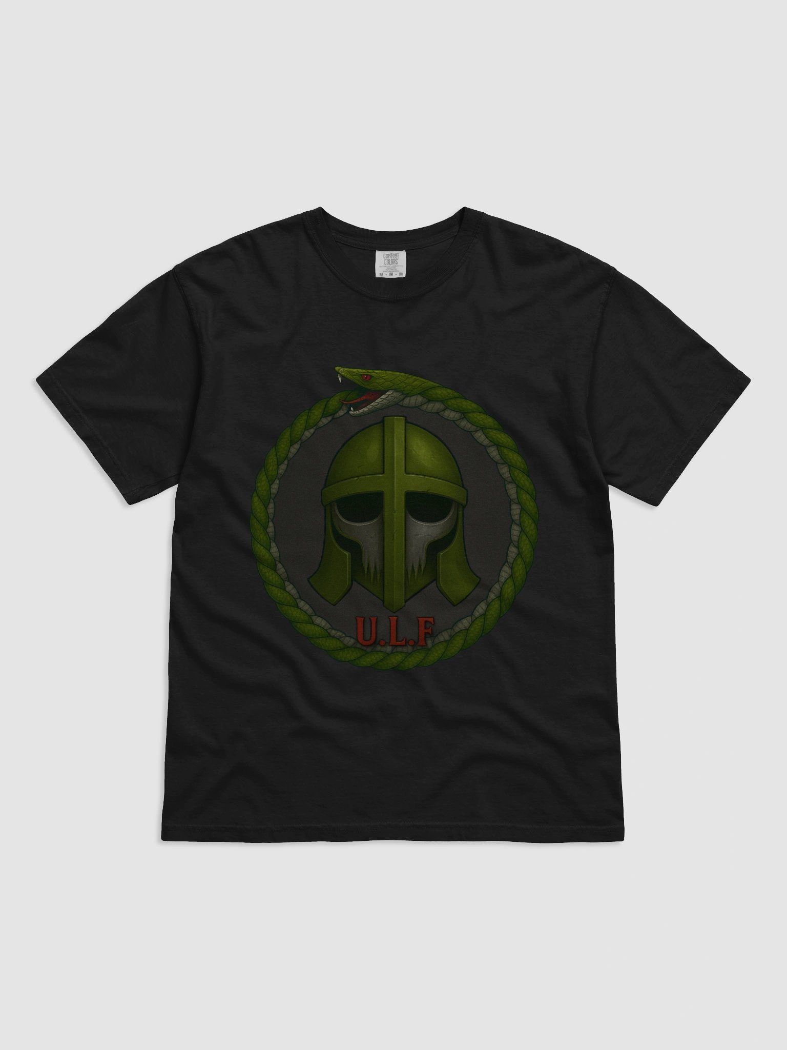Ulfmyr Warrior Crest Green T-Shirt product image (1)