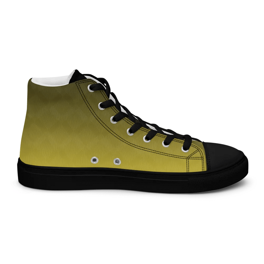 BBG Diamond Cross Black and Gold High Tops - Black Soles product image (6)