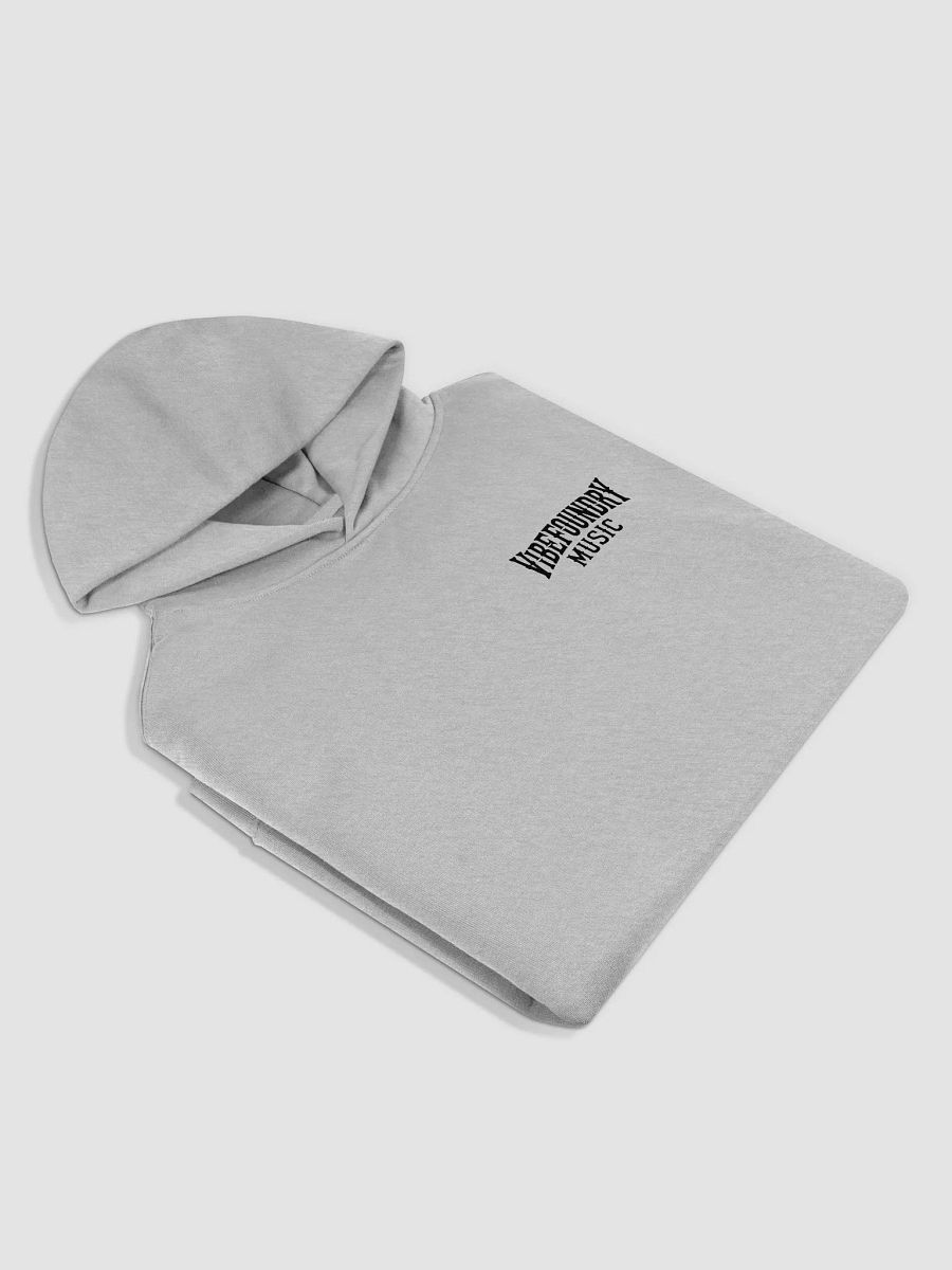 VibeFoundry Music Embroidered Hoodie (Grey) product image (4)