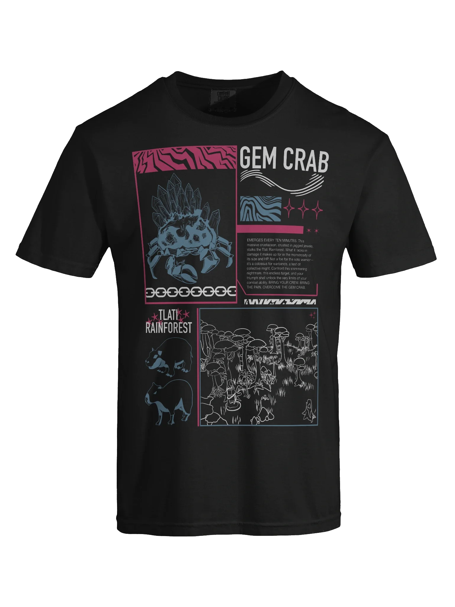 Gem Crab Tee - front graphic product image (7)