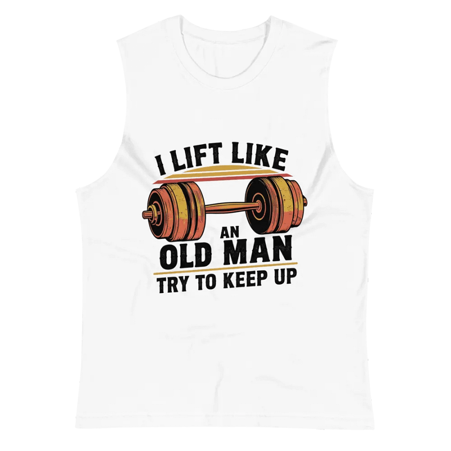Old Man Lifting Muscle Tank product image (4)