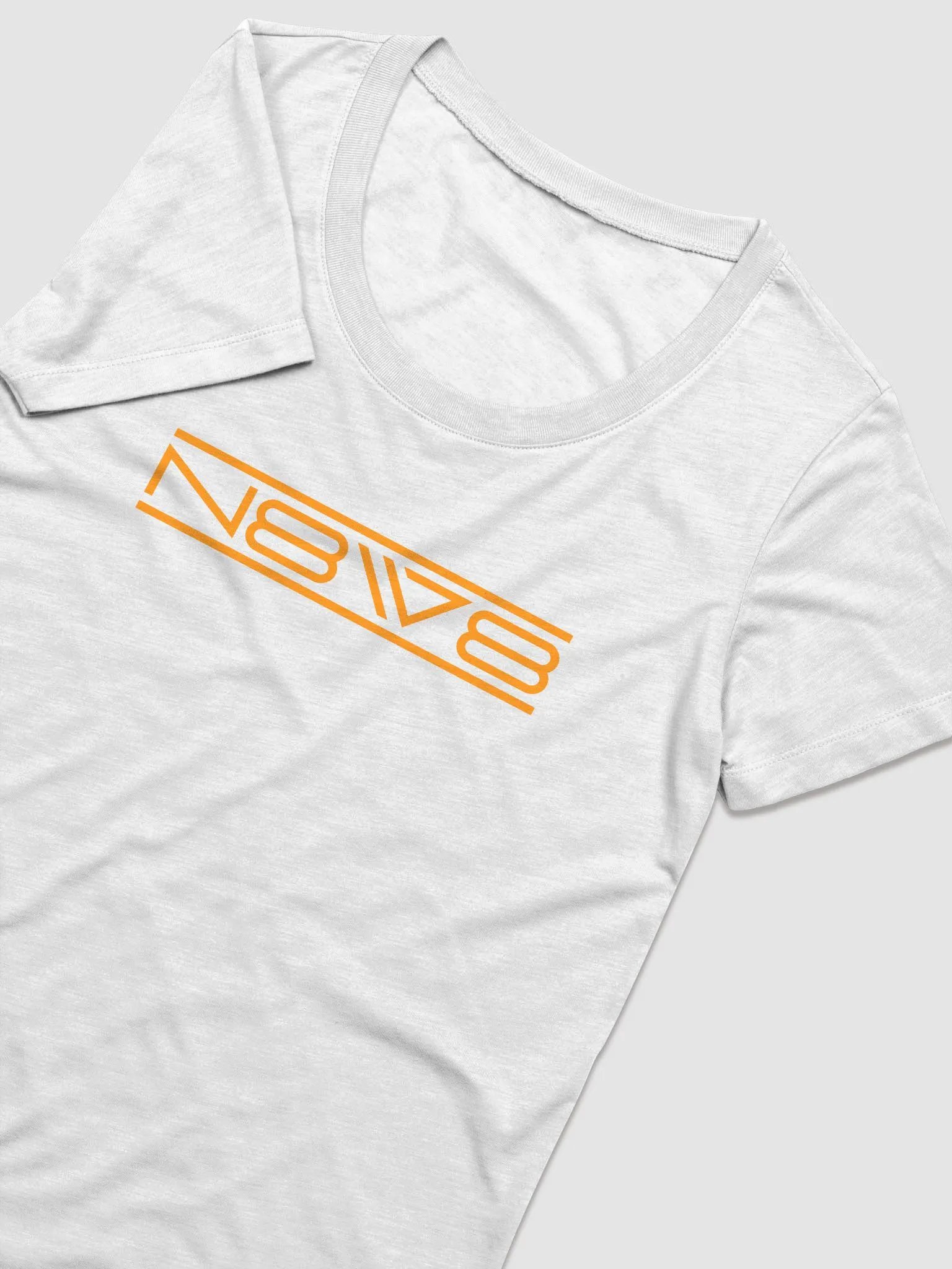 N8W8 Logo Orange Triblend T-Shirt product image (2)