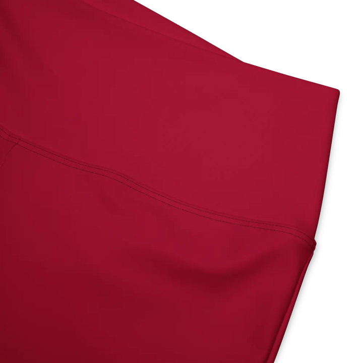 flare leggings- red product image (1)