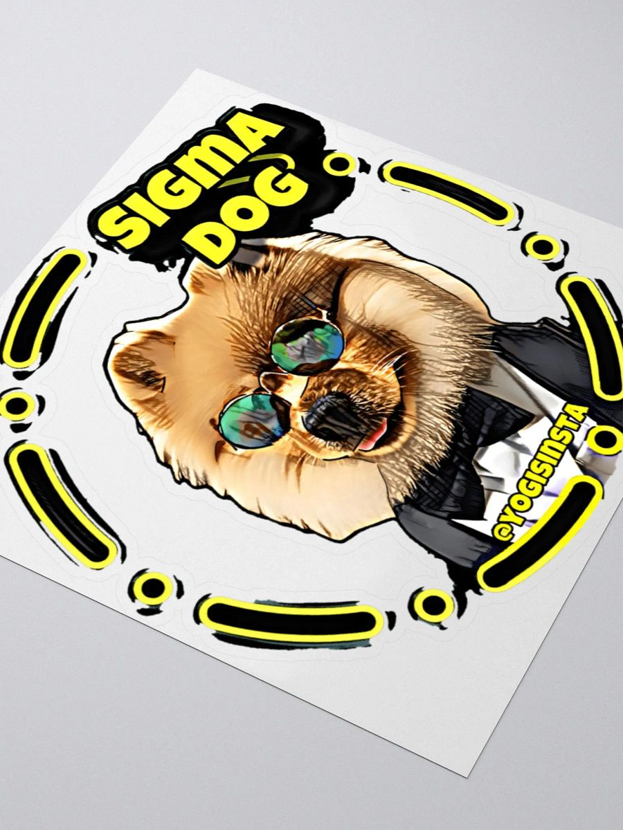 Sigma Dog Sticker product image (3)