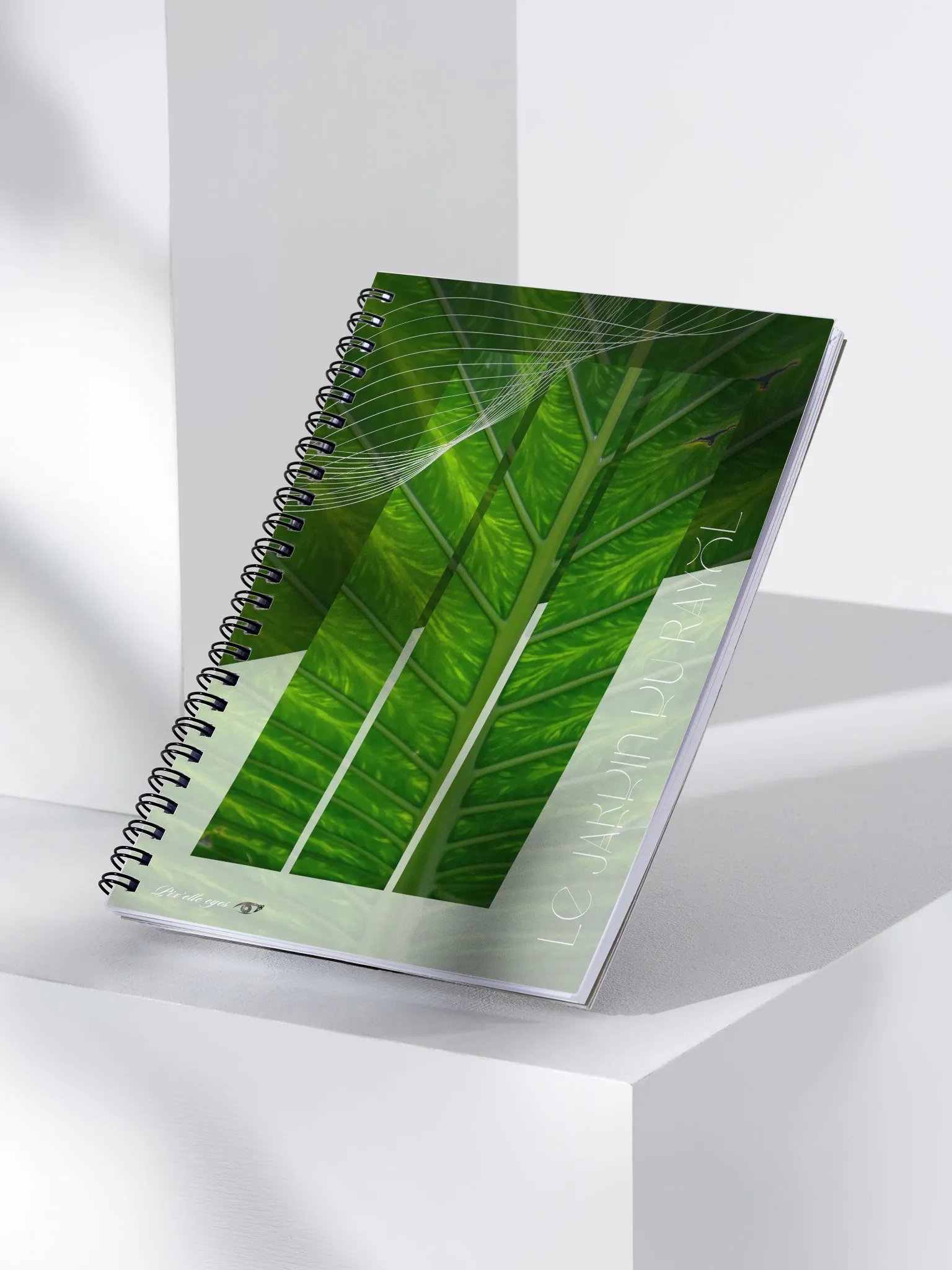 GeoGraphik Notebook – Jardin du Rayol – “green light” – A5 Format product image (3)