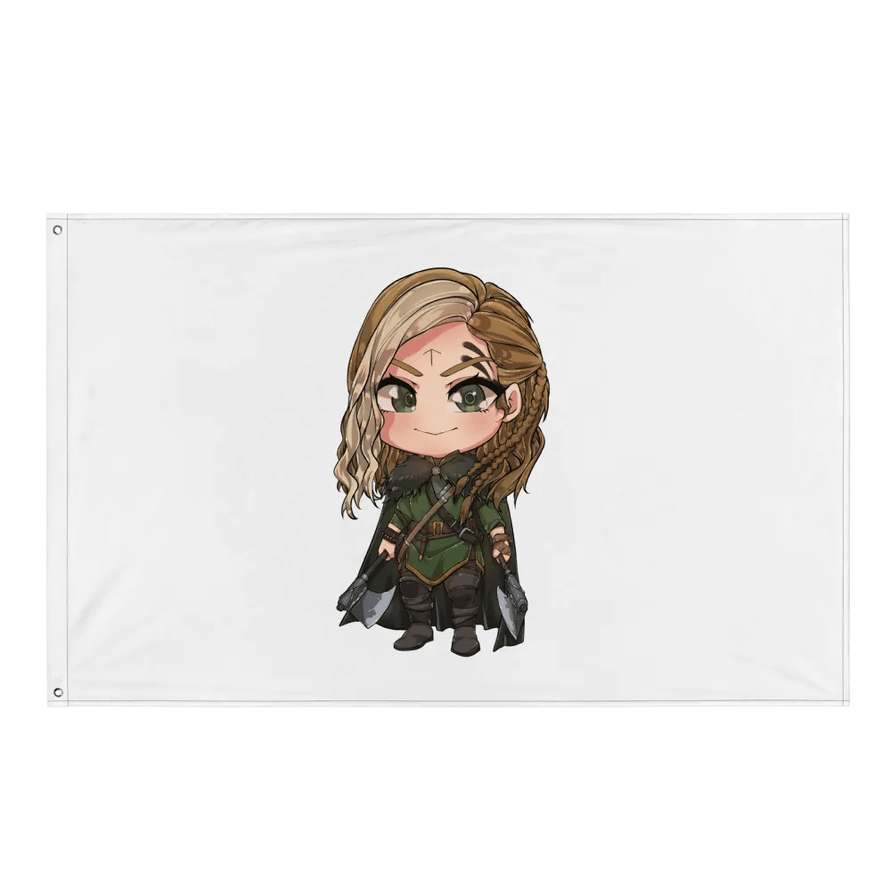 Queen Alpha Jen Character Flag product image (1)