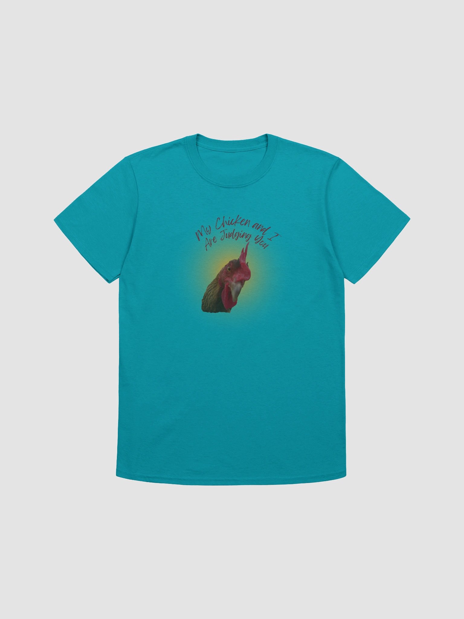 Judgmental Chicken Unisex T-Shirt product image (4)