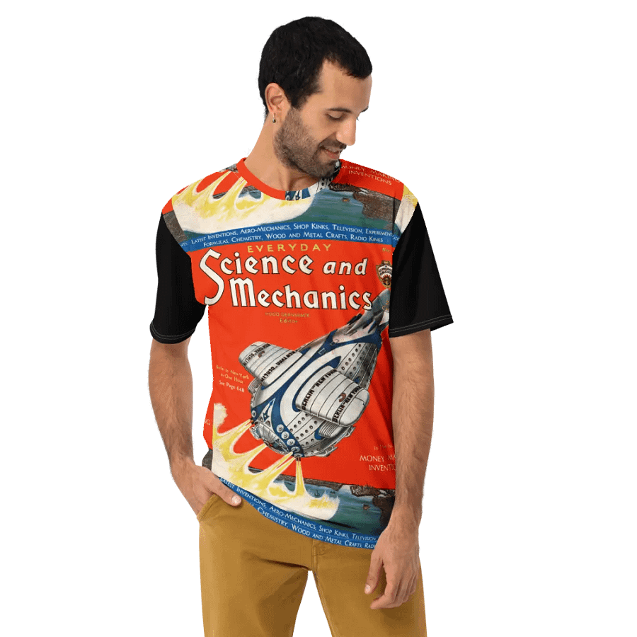 'Science and Mechanics' Vintage All-Over Print Tee product image (9)