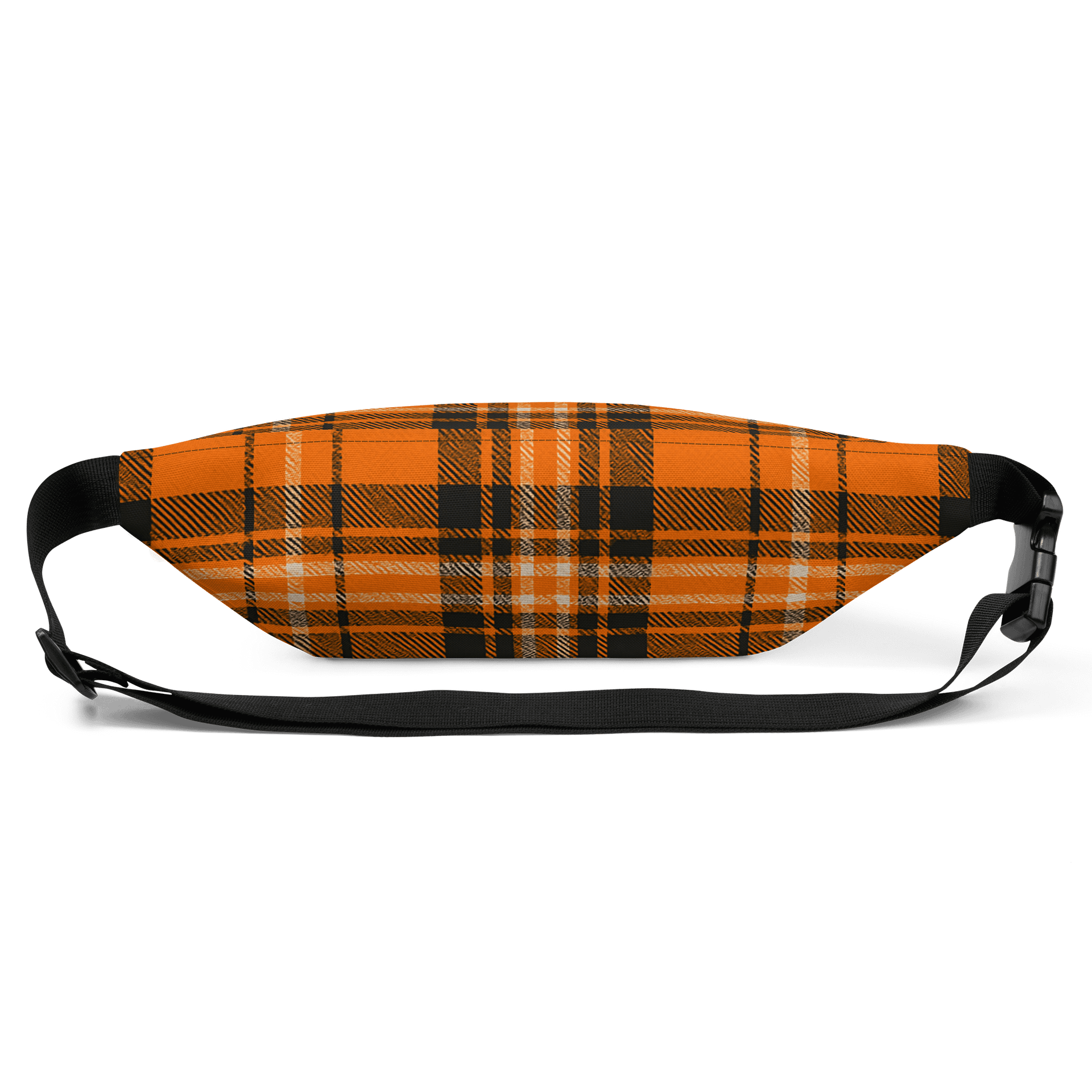 Orange Plaid Fanny Pack (Waist Bag) product image (3)