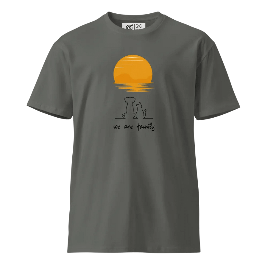 Cat and Dog (We Family) - Unisex Premium T-Shirt product image (1)