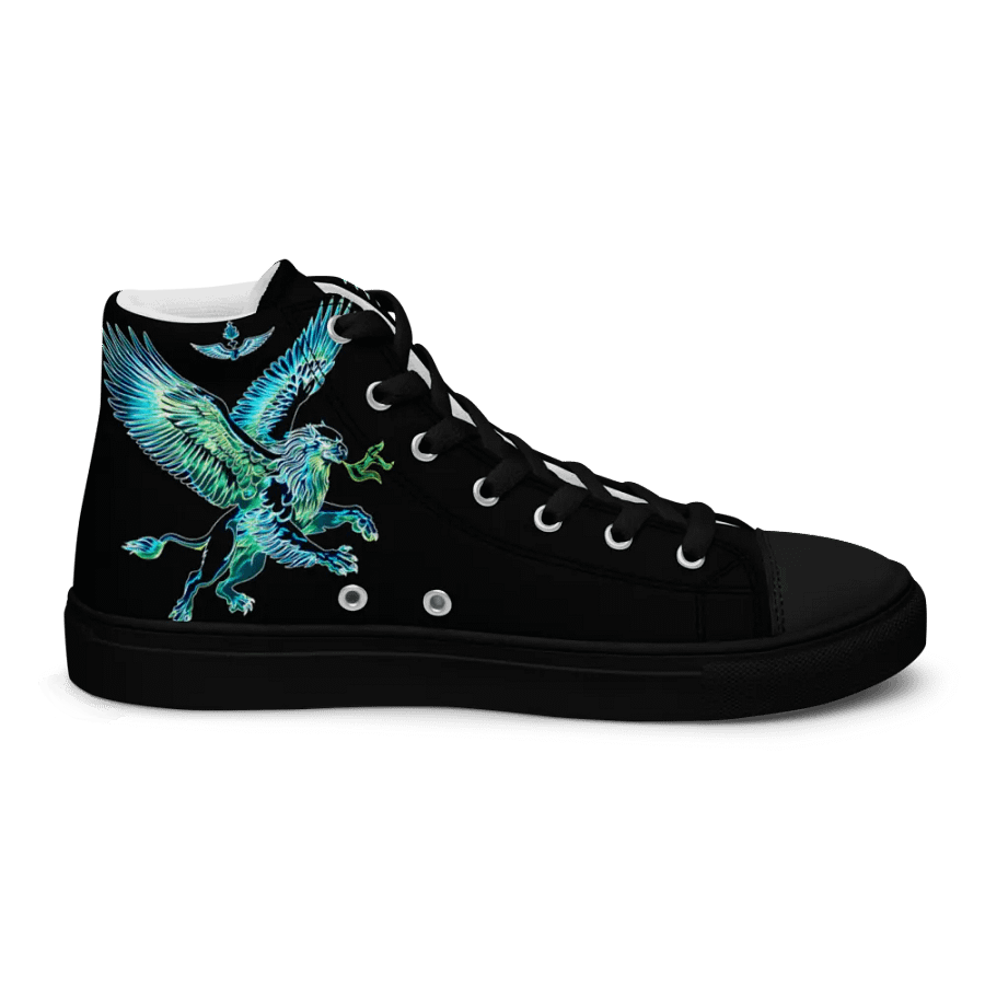Gripen Flying Blue//Griffin/Men's High Top Canvas Shoes by Allcolor product image (6)