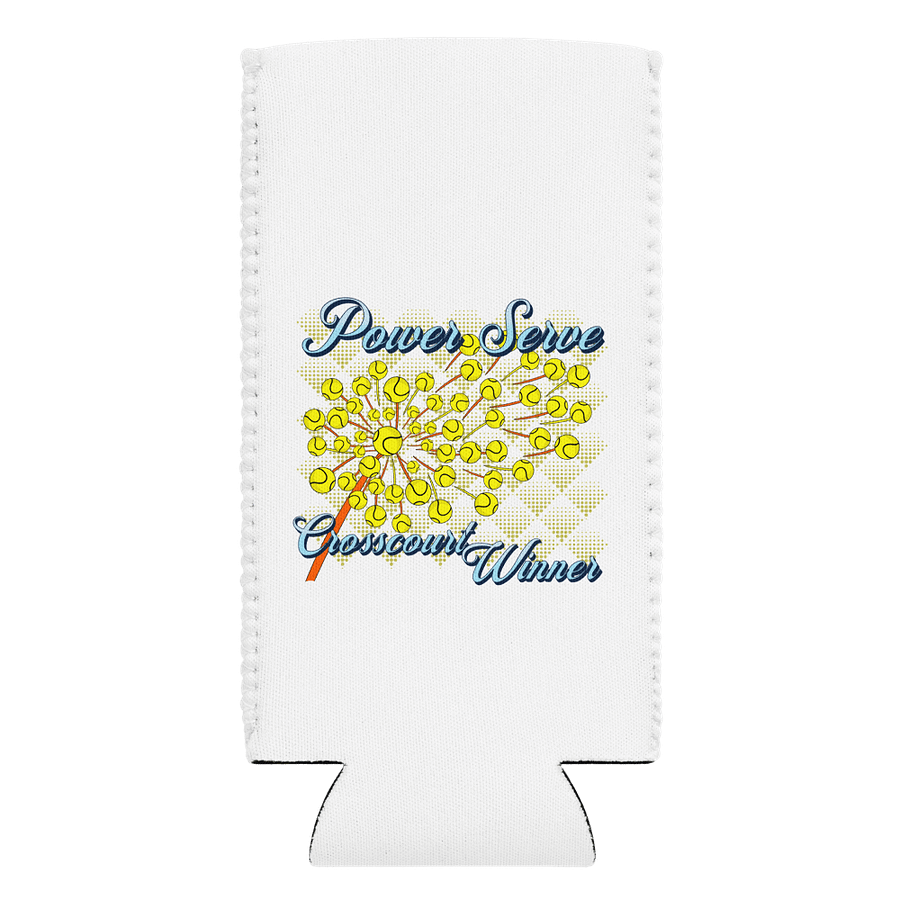 Dandelion Tennis Power Serve Crosscourt Winner Can Cooler product image (1)