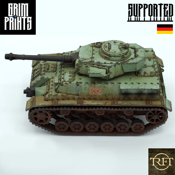 Grim StuG OR Grim Panzer IV Tank STLs product image (1)
