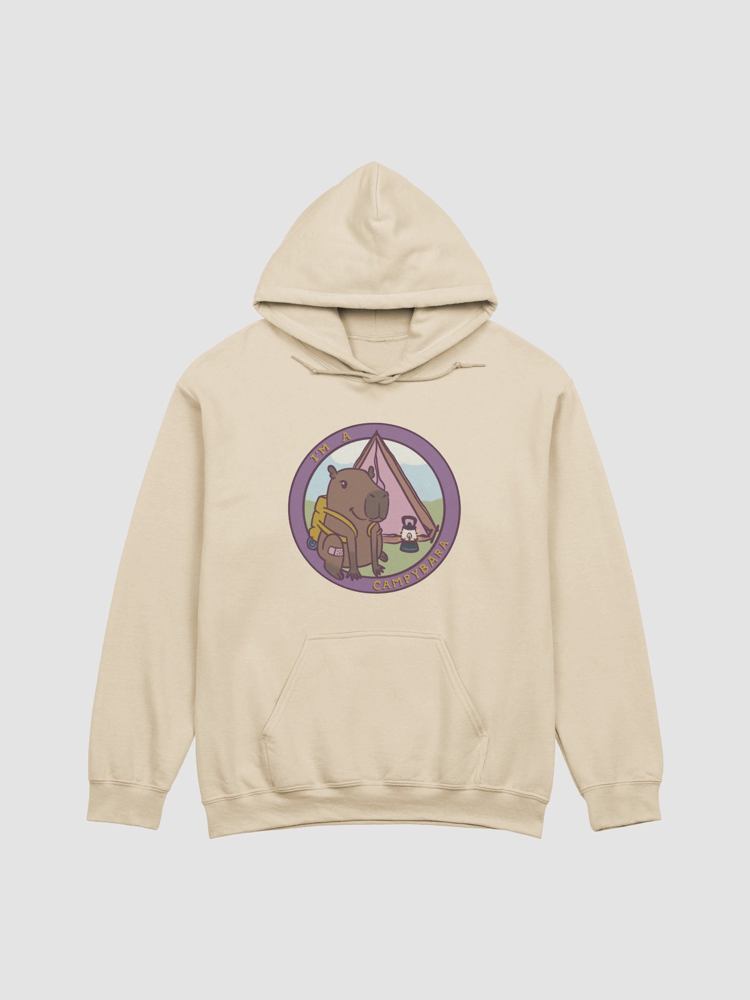 hoodie : campybara logo product image (1)
