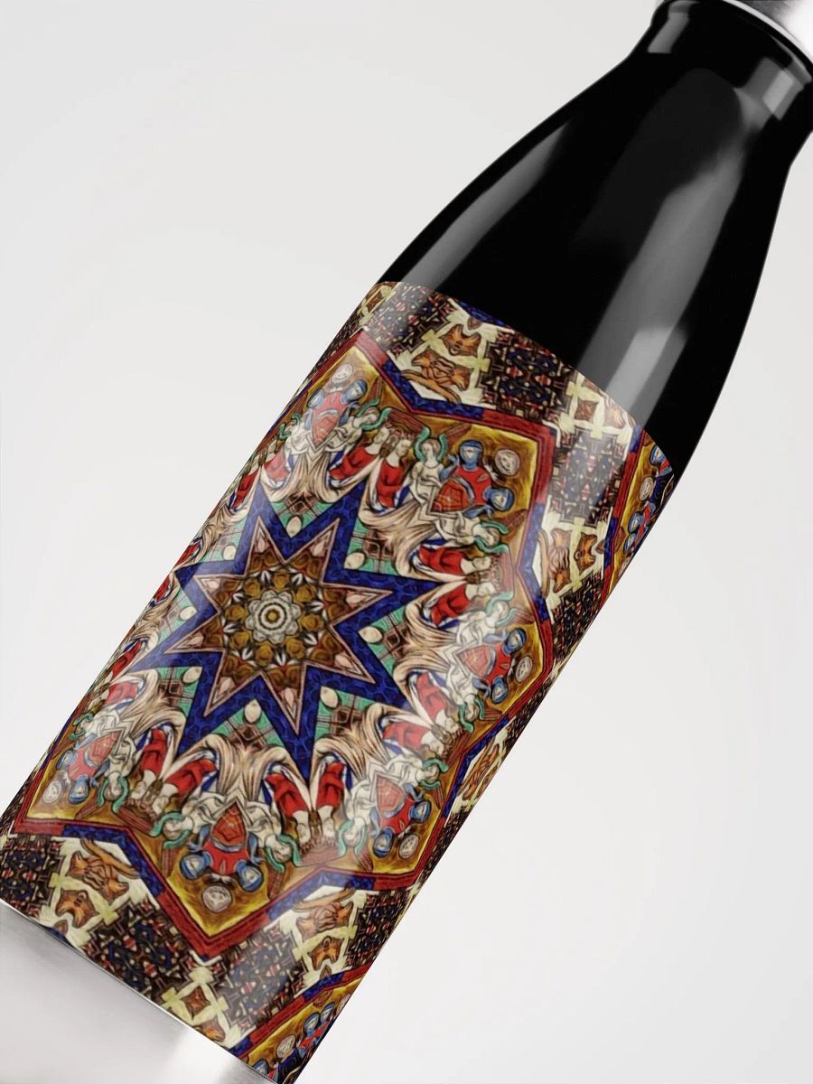 Medieval Kaleidoscope with Knights Stainless Steel Waterbottle product image (5)