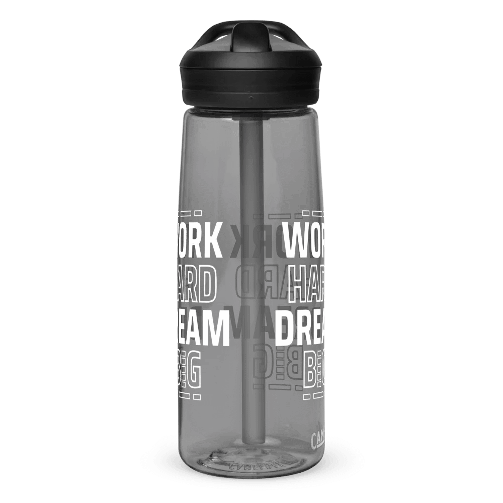 Work hard, Dream big | Sports water bottle product image (2)