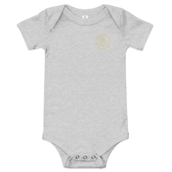 Golden Leo Circle Baby Onesie product image (4)