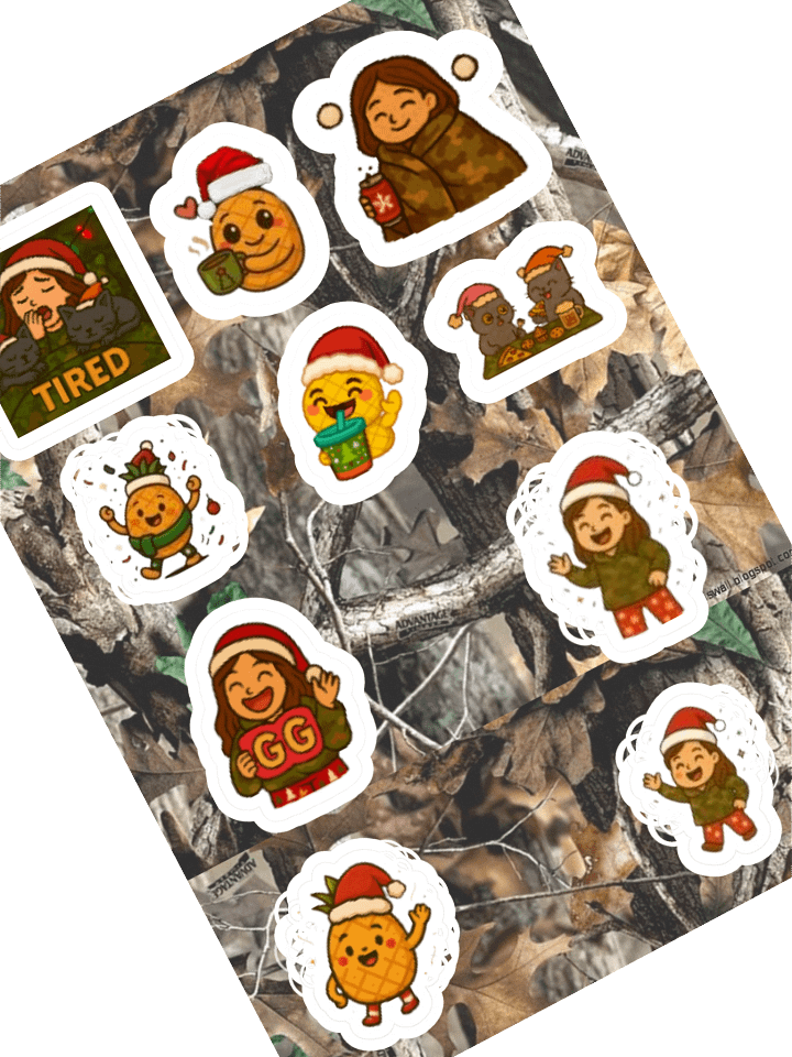 christmas Emote Stickers product image (1)