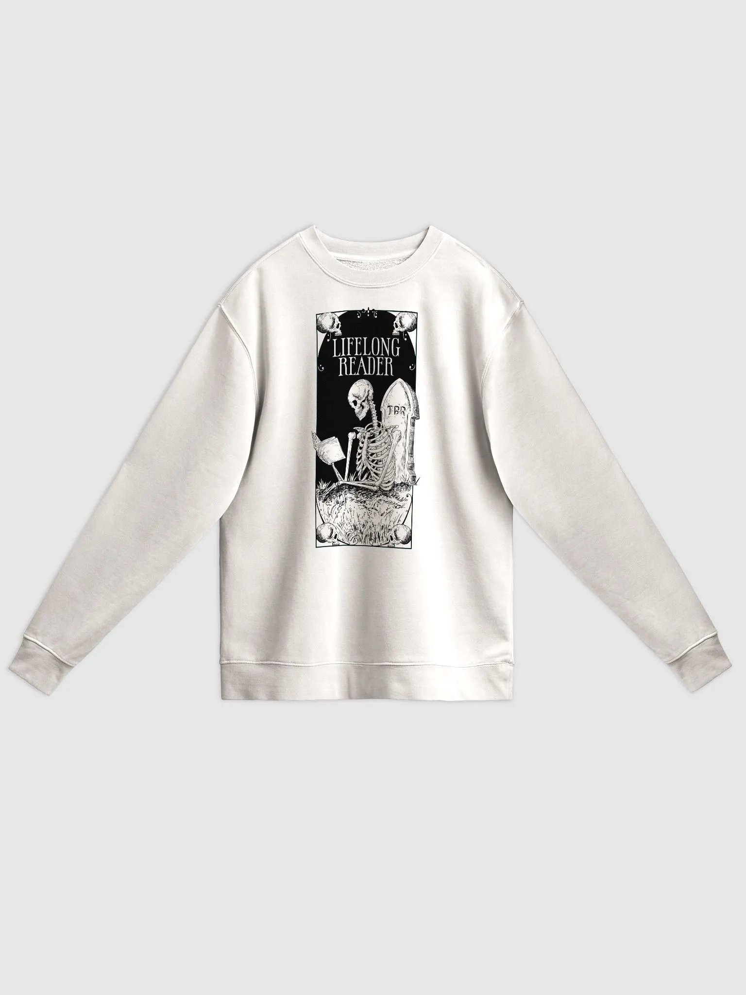 "Lifelong Reader" Pull-Over Sweatshirt product image (1)