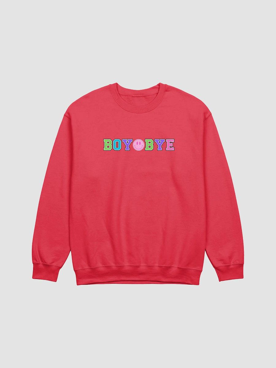 Boy Bye Varsity Style Front Print Unisex Crewneck Sweatshirt product image (1)