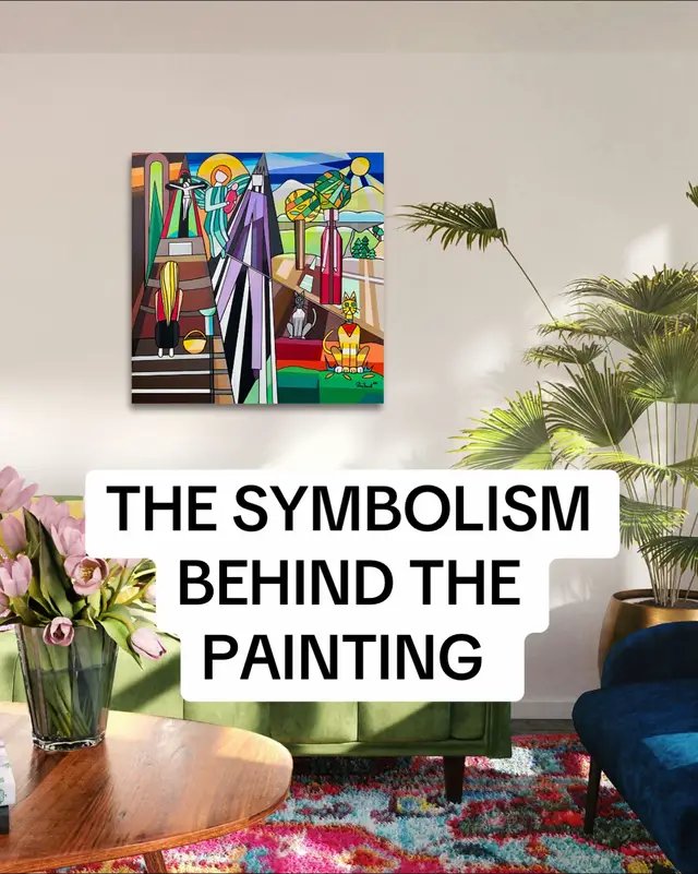 #art #dopaminedecor #colorfulhome #maximalism #artlover 