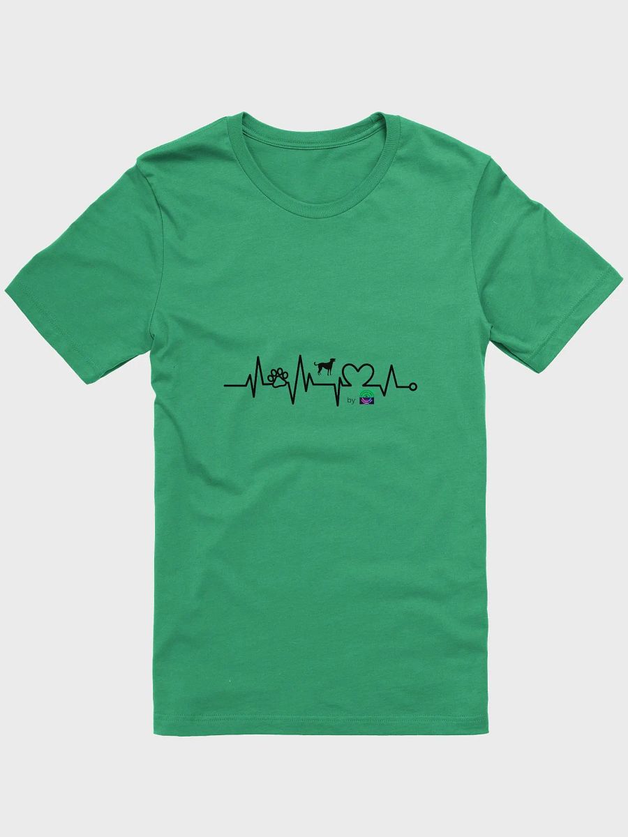 Comfort T-Shirt Hund mit Herz und Puls product image (1)