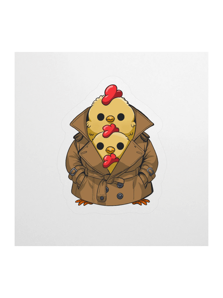 TR3NCH COAT CHICKS - Sticker product image (1)