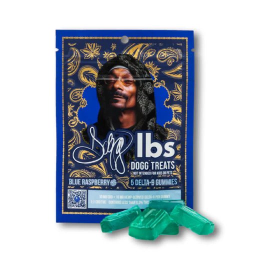 Dogg lbs Delta 9 Gummies - 5ct Pouch - Wholesale Display of 10 product image (2)