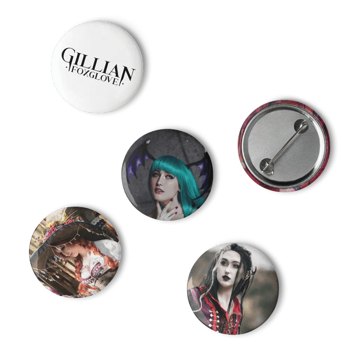 Gillian Foxglove Cosplay Buttons product image (2)