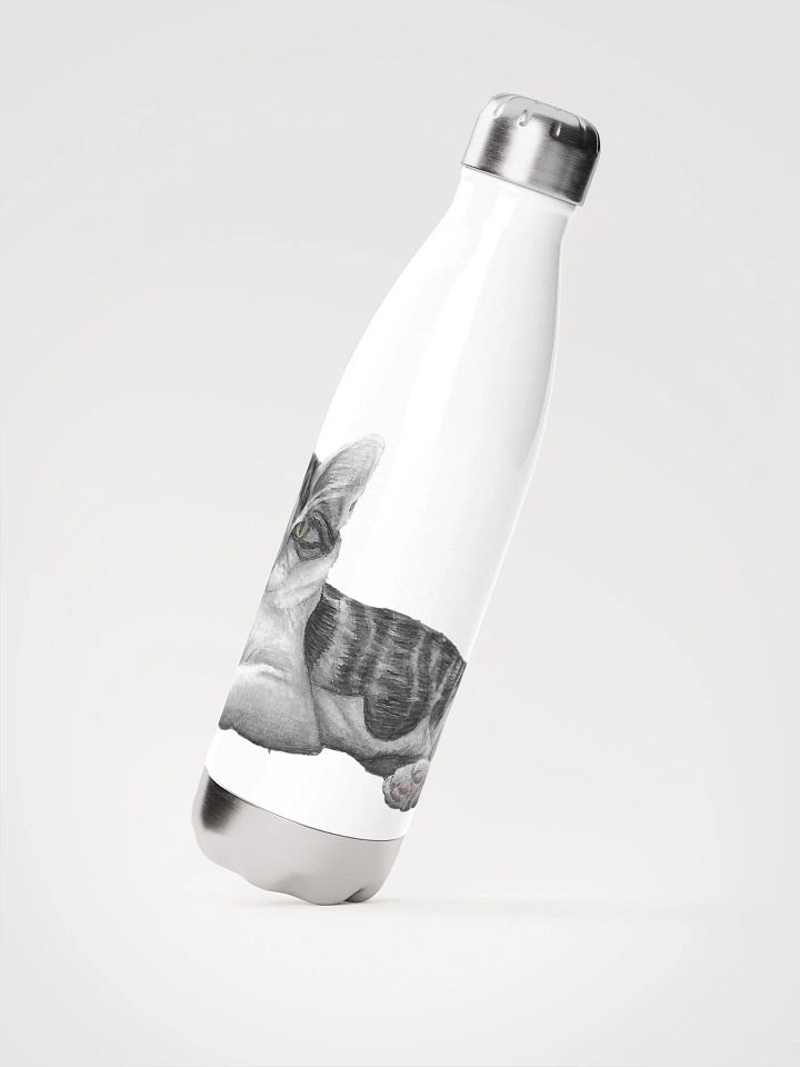 Cat Drawing Water Bottle product image (2)