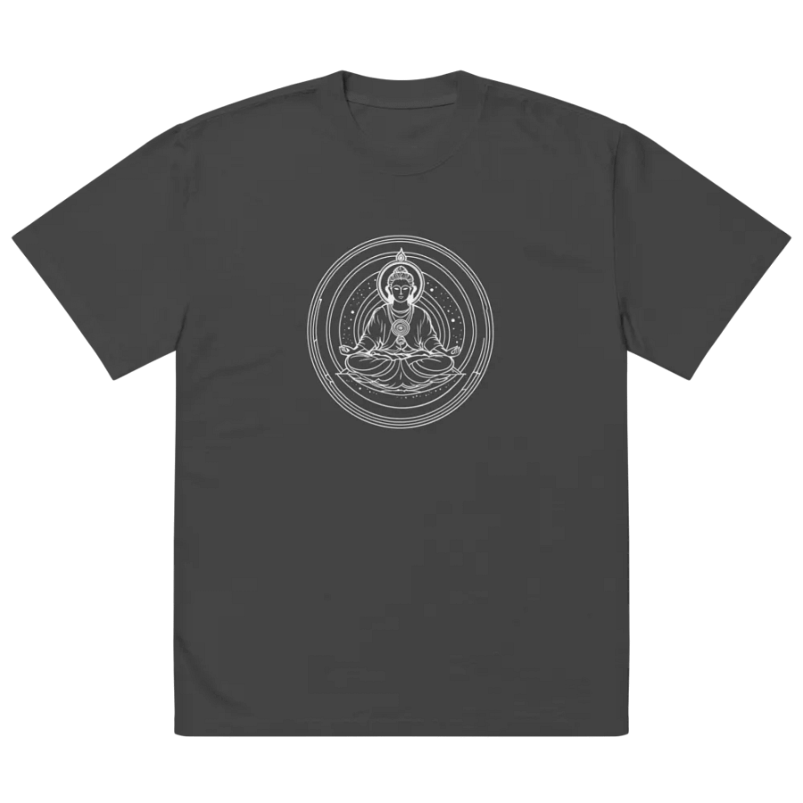 [Meditation 3 - White] Oversized T-Shirt product image (3)