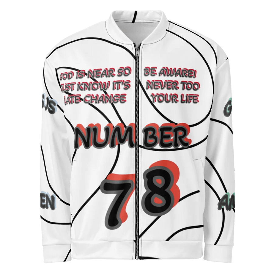 God Loves You Print Bomber Jacket product image (1)